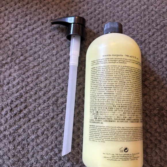 Philosophy Senorita Margarita 3 in‎ 1 Shower Gel 32 fl oz Brand New Sealed Pump - Picture 3 of 4